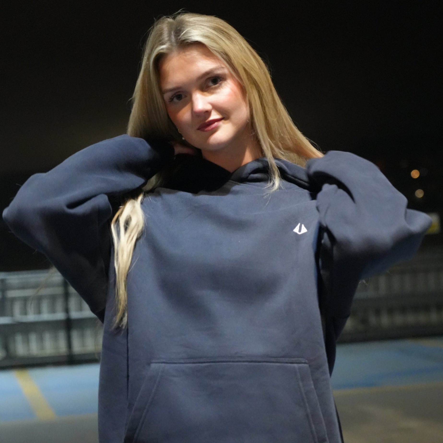 APEX HOODIE NAVY BLUE image 3